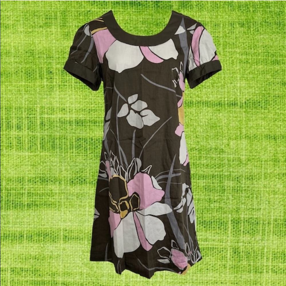vintage 00's Esprit floral dress - 100% silk